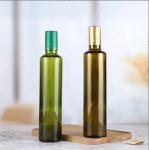 Green Glass Olive Oil Bottles 250ml 500ml 750ml 1000ml Customized Bottle Color