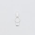 Nylon Coated Metal O Ring Bra Strap J Hook 6mm
