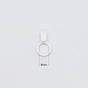 Quality Nylon Coated Metal O Ring Bra Strap J Hook 6mm wholesale