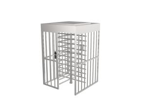 Quality Electrical Fast Lane Full Height Turnstile Gate 304 Stainless Steel Security Doors 240V wholesale