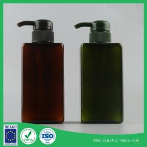 Quality empty cosmestic bottle 450 ml Cosmetic emulsion pump plastic packing bottles for shampoo wholesale