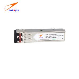 Quality SFP 1.25G 1610nm 80KM CWDM Optic Transceiver Module wholesale