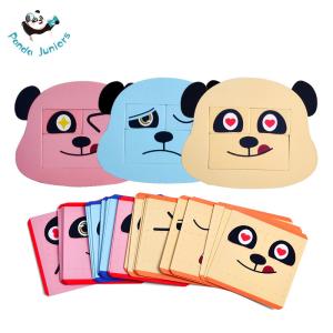 Quality Animal Face Puzzles And Matching Set Early Child Educational Games wholesale