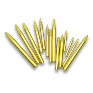 Quality Shk 16mm Conical CNC Diamond Engraving Bit Vacuum Brazed wholesale