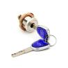 Buy cheap Chrome Finish Disc Tumbler Cam Lock 90 Degree Cam Turn D32 * L26.2mm from wholesalers