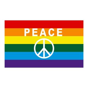 Quality 4 Color Pride Rainbow Flag 3x5 Digital Printing For Decoration wholesale