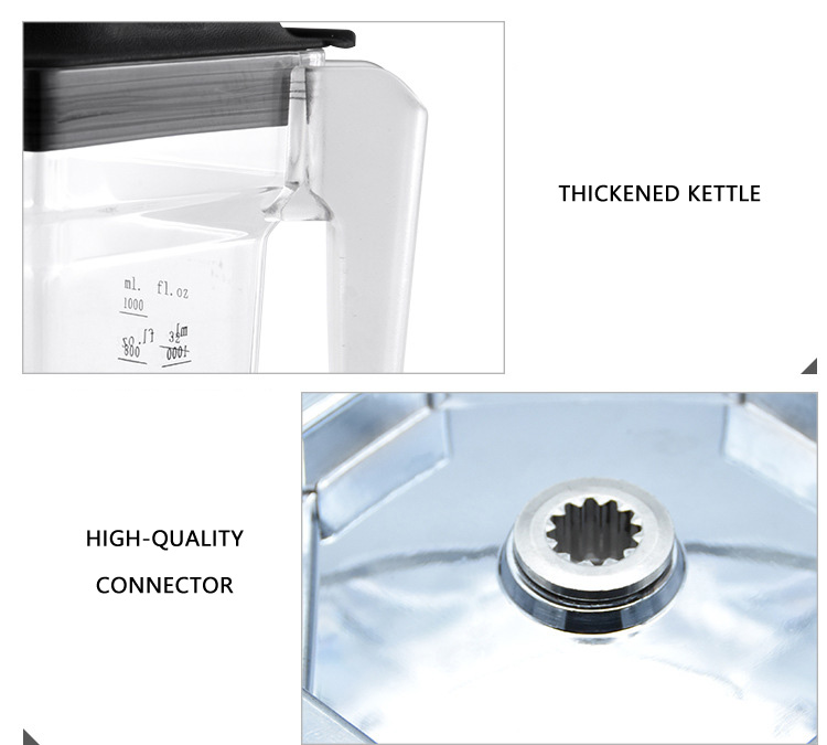 8 Speed Settings Multifunctional Soundproof Kitchen Fruit Blender And Grinder Machine