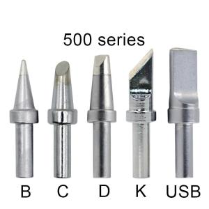 Quality Lead Free Copper Welding 500-DK Soldering Iron Tips Diamagnetic wholesale