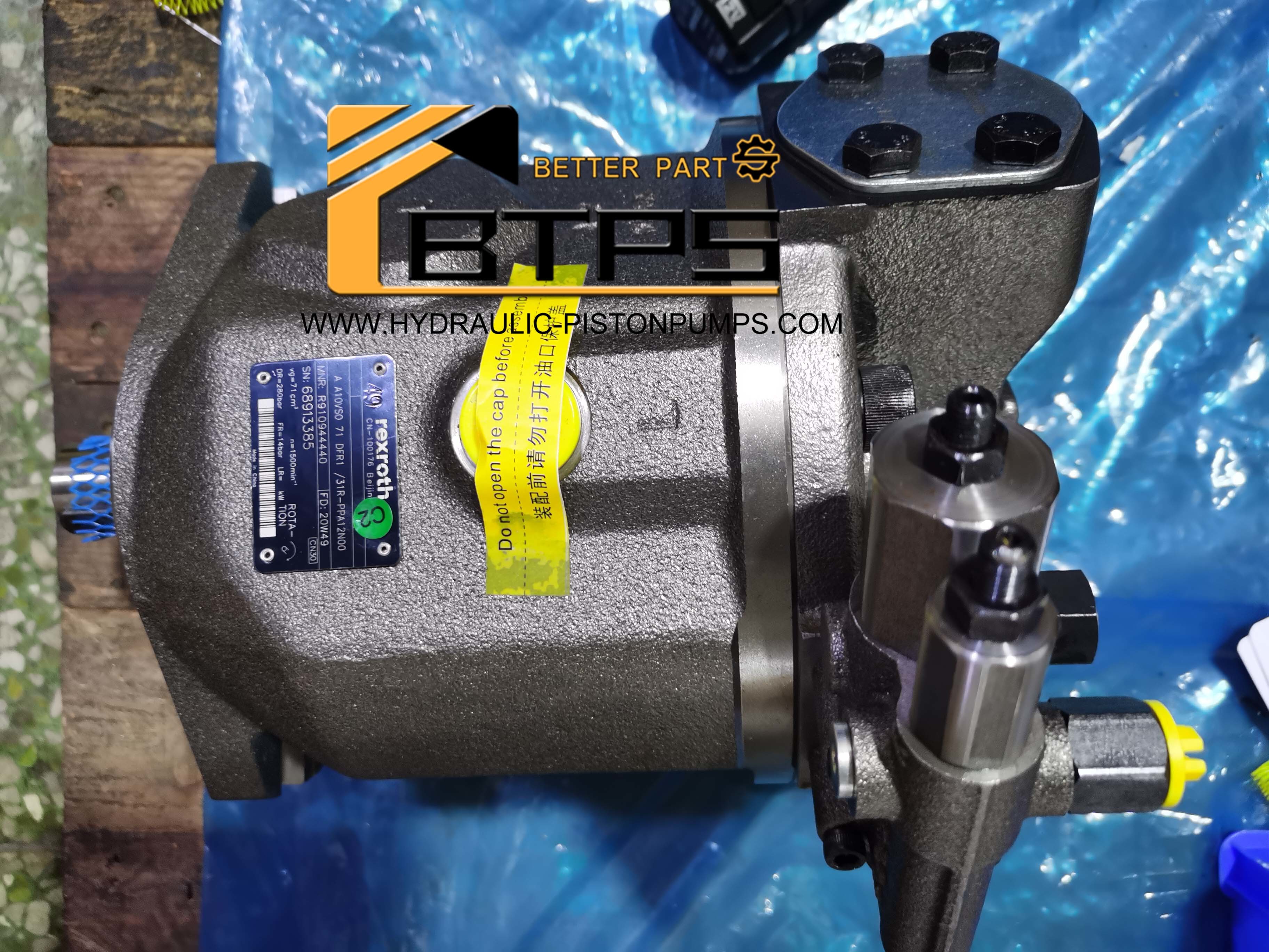 Rexroth Hydraulic Piston A10VSO Pump A A10VSO71DFR1-31R-PPA12N00 A10VSO45 A10VSO71 A10VSO100 A10VSO140