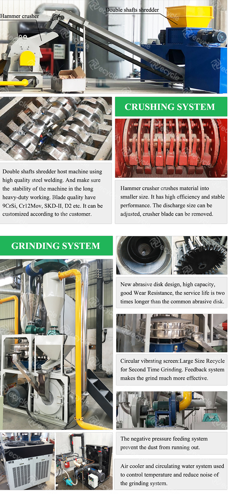 Electronic Waste Recycling Separator Machine , waste Metal Recycling Machine