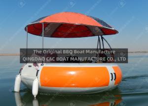Quality 12 Adults Outboard Powered Carbon Fiber BBQ Boat wholesale