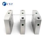 Half Height Glass Swing Turnstile Electric Fingerprint 30-40 People/Min Passing