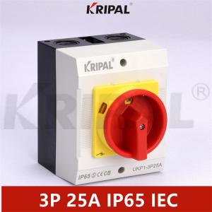 Quality IP65 25A 3 Phase 230-440V Electrical Isolator Switches Waterproof wholesale