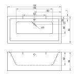 cUPC freestanding acrylic bathtub deep soaking,bathtub manufacturers,bathtub
