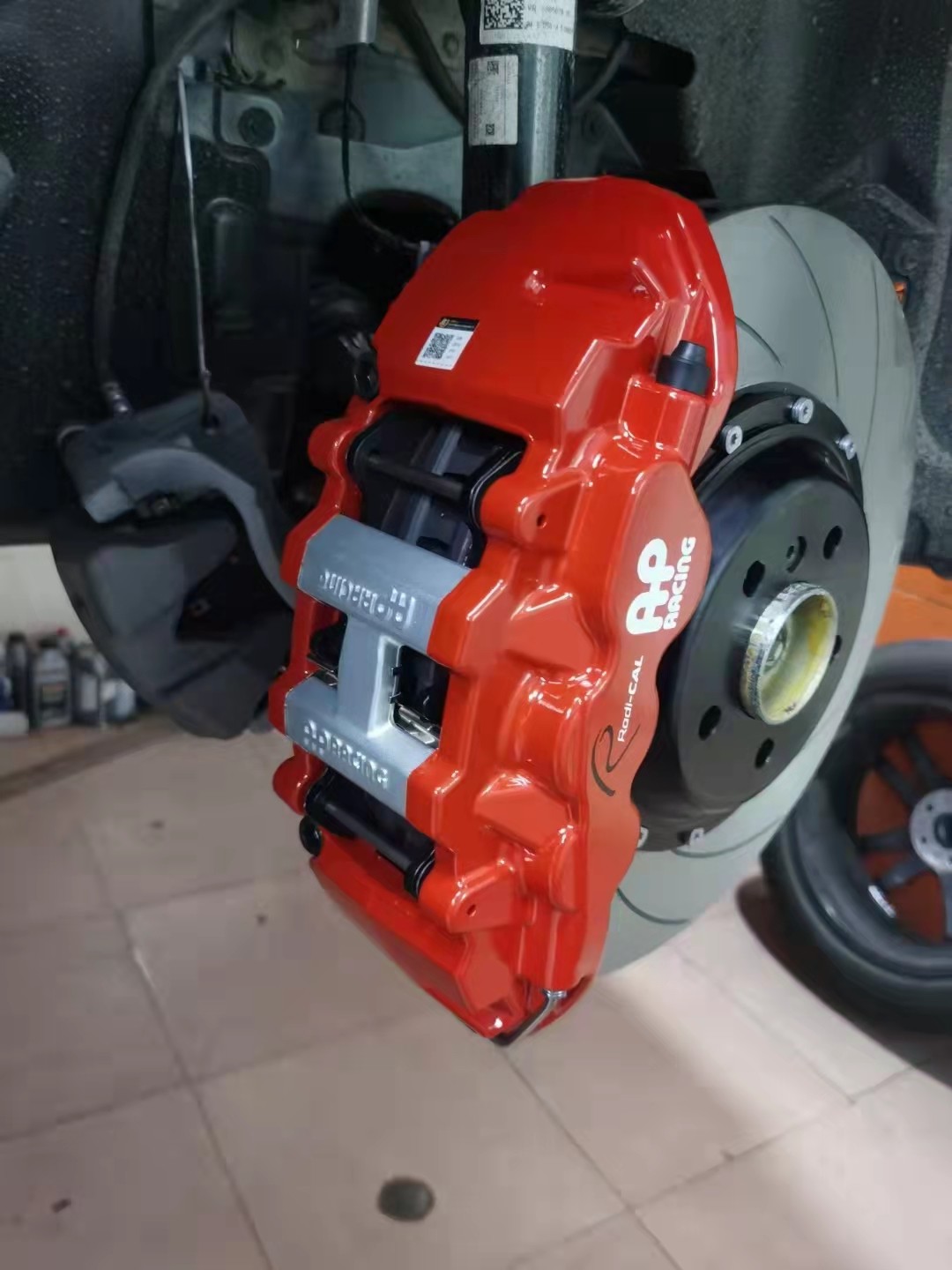 BBK 6 Pot Brake Kit Caliper Ap8520 For Front Wheel 22In