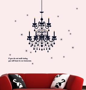 Quality PVC Lamp Removable Wall Stickers UV Resistant For Home Decoration wholesale