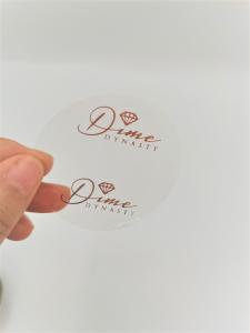 Quality Moveable Custom Transparent Stickers Adhesive 1,000pcs wholesale