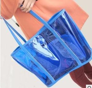 Quality fashion transparent beach bag,summer candy bag wholesale
