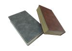 5 Pieces Eyeglass Display Box Grey And Brown PU Leather , Wood , Velvet