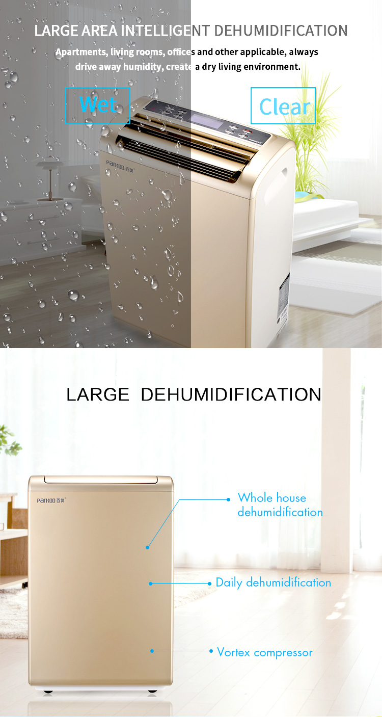 R134a Refrigerant 26L/Day 190m3/H Home Air Dehumidifier