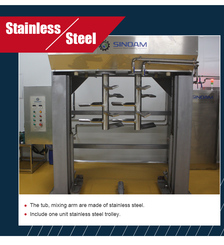 High Quality Biscuit Mixing Machine , Custom Industry Stand Dough Maker