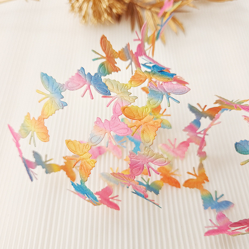 2cm*25y Ultrasonic Butterfly Ribbon For Gift Packing And Garment Accessories