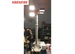Quality 4m vehicle roof mount pneumatic telescopic mast light tower/telescopic mast/ pneumatic mast tower wholesale