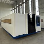 Dual Drive Rack Pinion Transmission System Exchange Table Laser Cutting Machine