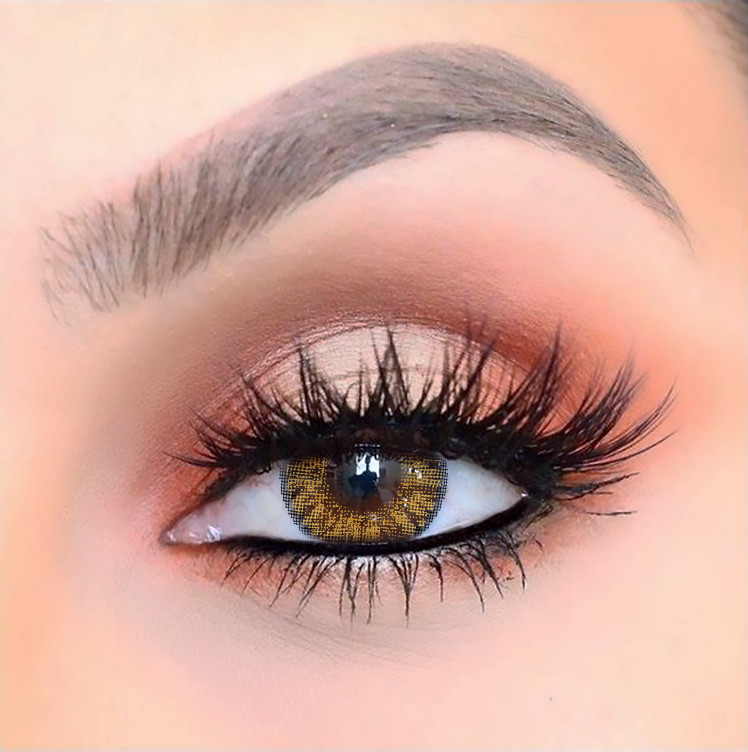 OEM Hazel Eye Color Enhancing Contacts Lenses For Brown Eyes