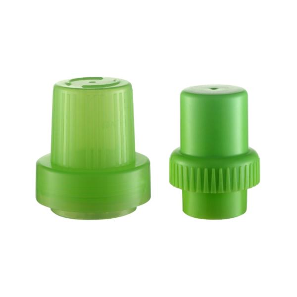 36mm 58mm PP Plastic Laundry Detergent Measuring Cap Green Bottle Cap for 48/400