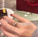 3in1 925 Sterling Silver Rings 18K Gold Micro Zirconia Inlay for Wedding