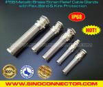 M20 Metallic Flexible Cable Gland, Waterproof IP68 Brass Cable Gland Connector