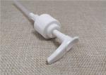 PP Plastic Material Reusable Lotion Pump Dispenser White / Transparent Color