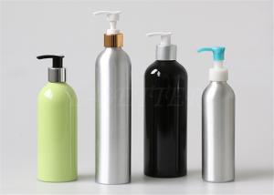 Quality Pump Aluminum Cosmetic Bottles , 100ML 300 Ml 500ML Aluminum Bottle Packaging Body Lotion wholesale