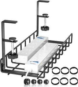 Quality Desk Wire Organizer No Drill Cable Tray for Cable Management Lead Time 10-30 Days wholesale