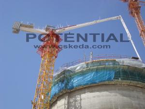 Quality Stationary Concrete Placement Boom 11kW With Cable Remote Control wholesale