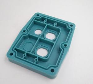 Quality Waterproof Plastic Moulded Components Green Color Scratch Off Various Shape wholesale