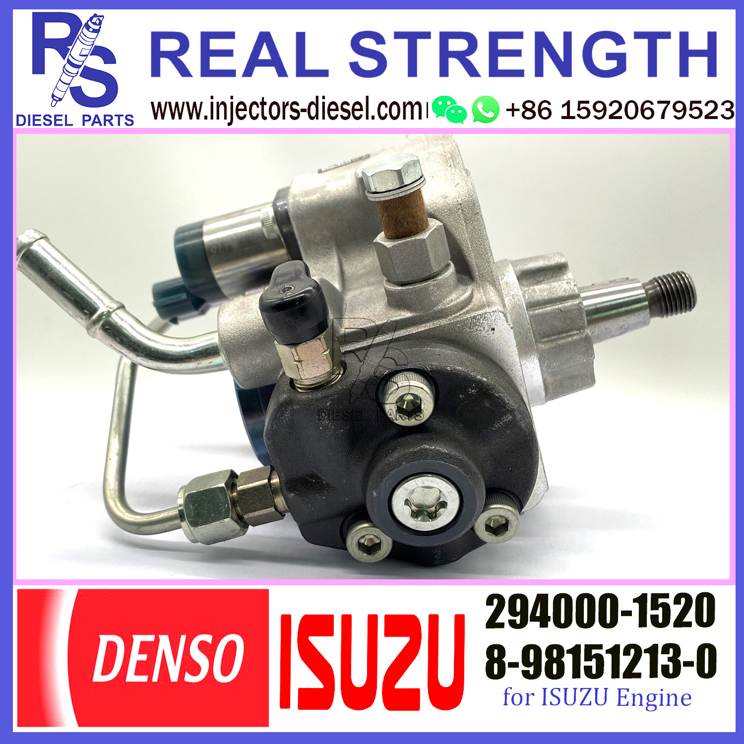 DENSO HP3 Diesel Fuel Pump 294000-1520,8-98151213-1,8981512131 per motore ISUZU 4JK1
