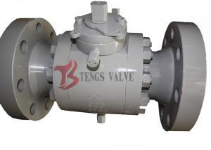 Quality Forged Steel Three Piece Ball Valve Trunnion Mounted Soft Seated 150LB - 2500LB wholesale