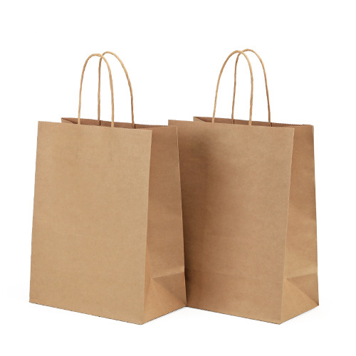 Gravure Printing Customized Logo Craft Shopping Kraft Paper Bag for Your Requirements