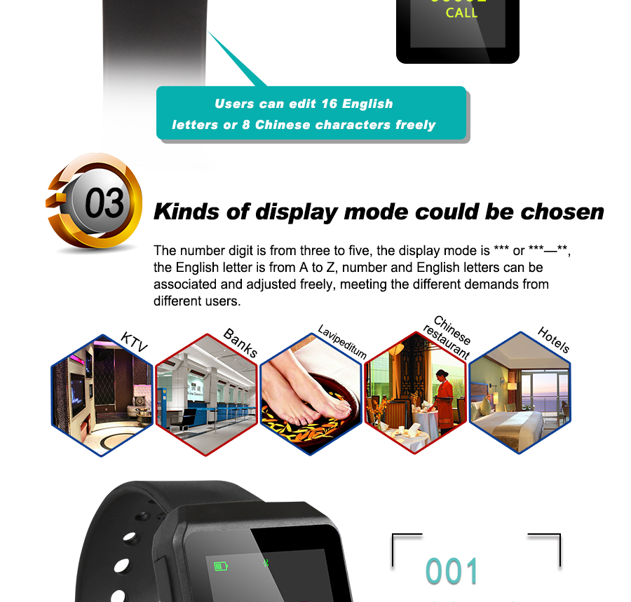 Fashionable direct charging portable wrist watch with super long standby time and colorful display