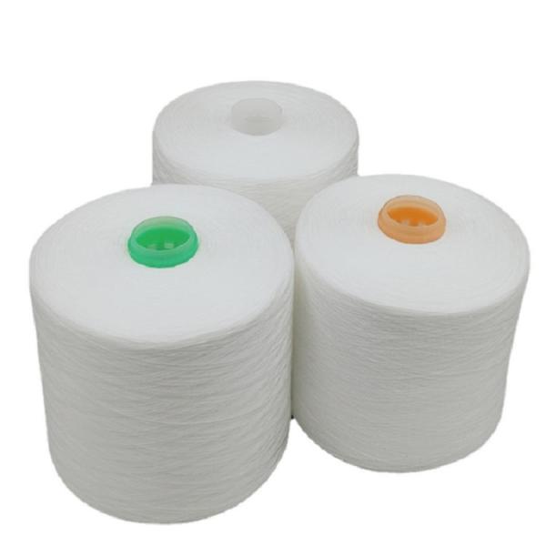 100% Polyester Yarn Raw White Yarn Factory Direct Sale Dyed Colorful 40S/2 100%