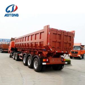 Quality Truck Trailer Essential Heavy Duty 3axle Rear Tipper/Dumping Semi Trailer/Box Trailer wholesale