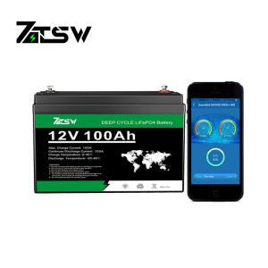 Quality 12V100Ah Solar Energy Storage Battery 1280wh Rechargeable Lifepo4 Battery Pack wholesale