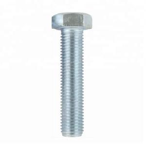 China Grade 12.9 DIN933 Full Thread Hex Bolts  Hex head bolts on sale