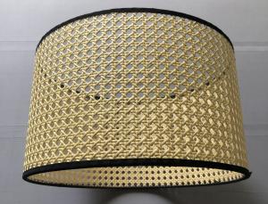 Quality PVC Inner Rattan Drum Lamp Shade wholesale