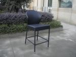 Resin Wicker bar chair , Contemporary PE Rattan Bar Furniture