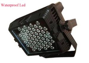 Quality Square Outdoor LED Par Lights 54PCS 3W RGBW IP65 Par Can Use For Big Concert wholesale
