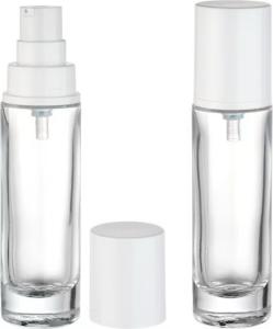 Quality PP Cap Glass Cosmetic Pump Bottle For 20/410 20mm 18mm Glass Bottle wholesale