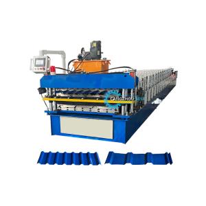 Quality PLC Control Auto Cutting Hydraulic Roof Sheet Rolling Machine wholesale